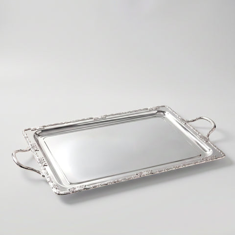 Elegance Rectangular Serving Tray with Handles