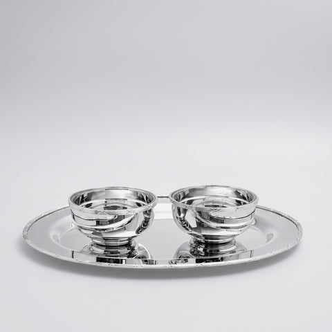 Ruban-croisé Chocolate & Nuts Serving Set