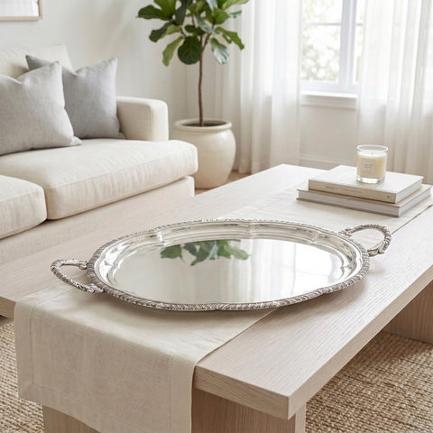 Luxe Oval Serving Tray