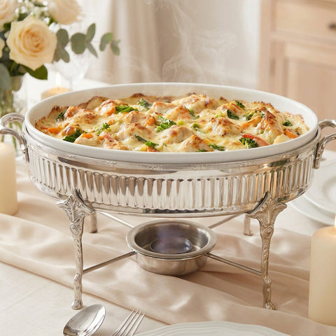 English Oval Chafing Dish