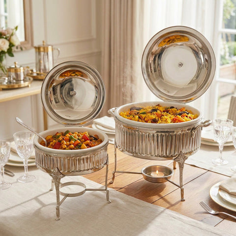 English Rounded Chafing Dish