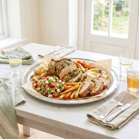 Ruban-croisé Rounded Serving Dish