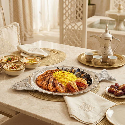 Seafood Rounded Serving Dish