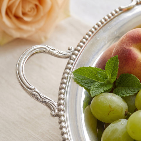 Footed Royal Serving Dish With Handles