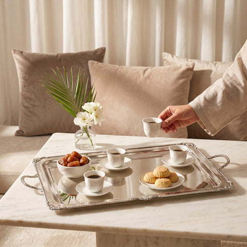Royal Rectangular Serving Tray with Handles