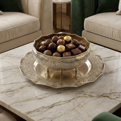 Crafted Footed Bowl Set