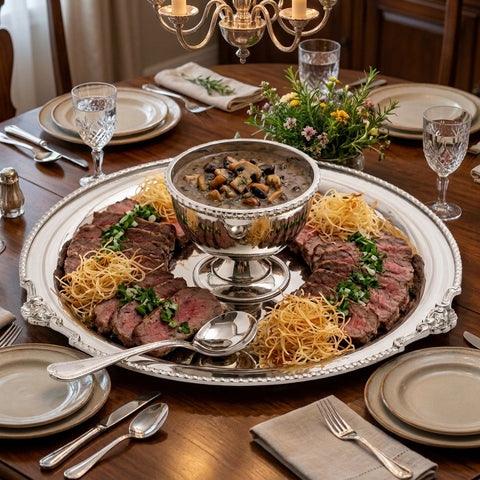 Elegance Serving Dish with Saucier