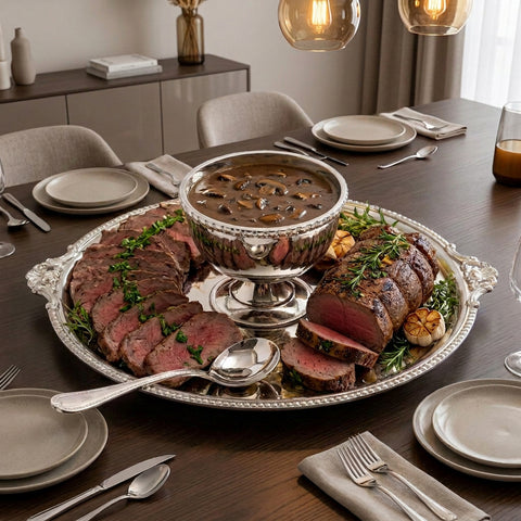Elegance Serving Dish with Saucier