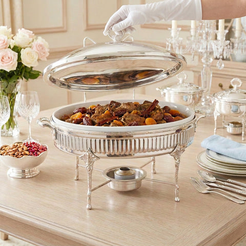English Oval Chafing Dish