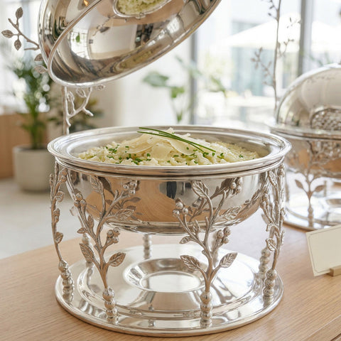 Floral Rounded Chafing Dish