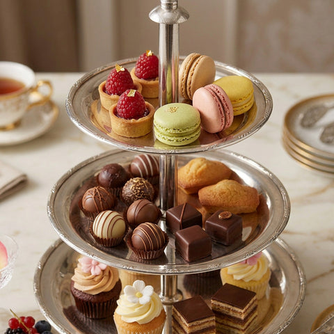 Ruban-croisé Dessert Stand