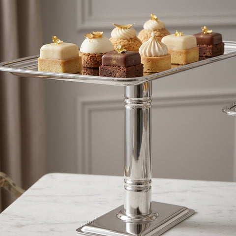 Trio-Dessert Stand Rectangular Set - 3 Heights