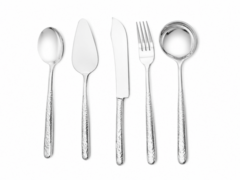 Hammered Utensil Set