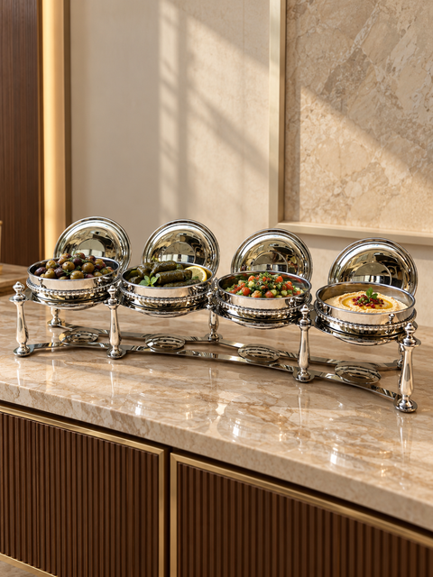 Four Dish Chafing Dish