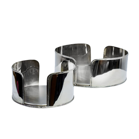 Ruban-croisé Plate Holder Set