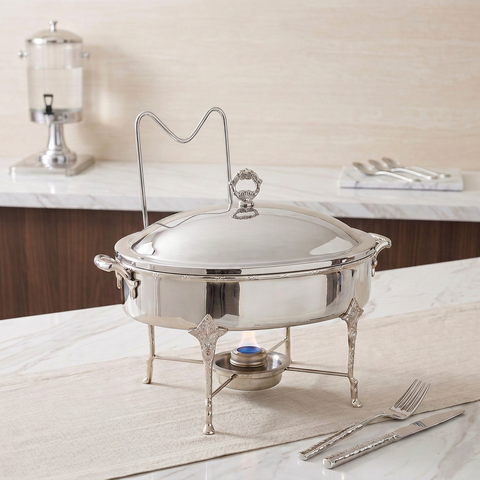 Ruban-Croisé Oval Chafing Dish