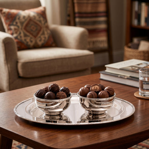 Ruban-croisé Chocolate & Nuts Serving Set