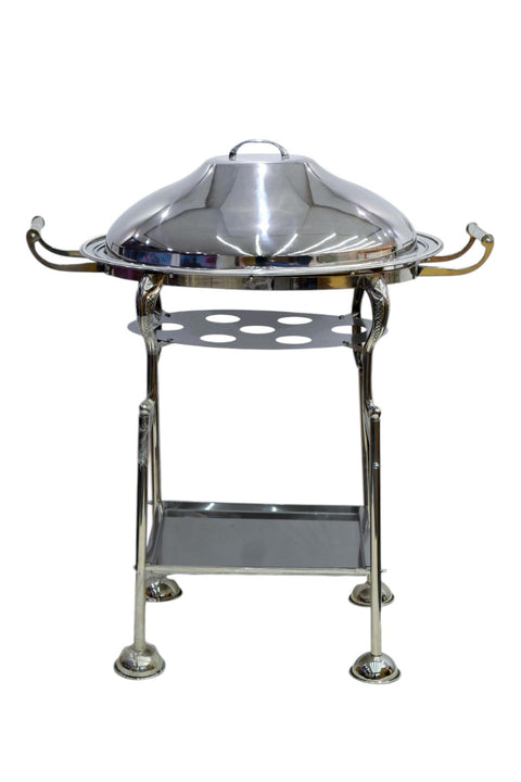 Ouzy Oval Chafing Dish With Trolley