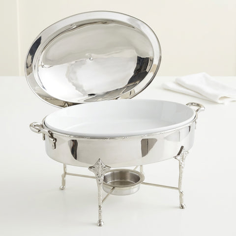 Ruban-Croisé Oval Chafing Dish